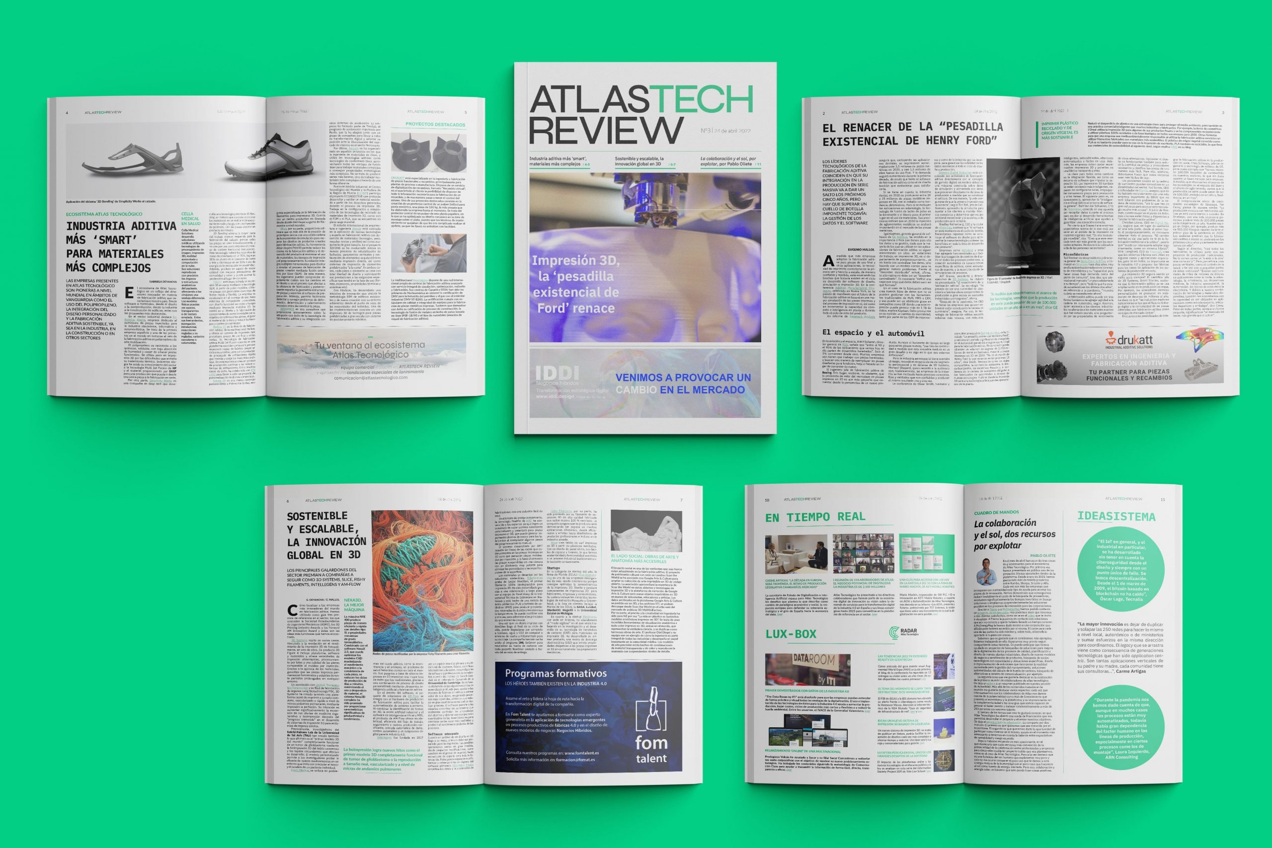 ATLASTECH REVIEW desvela las claves de la fabricación aditiva: “la ‘pesadilla existencial de Henry Ford’ renace”