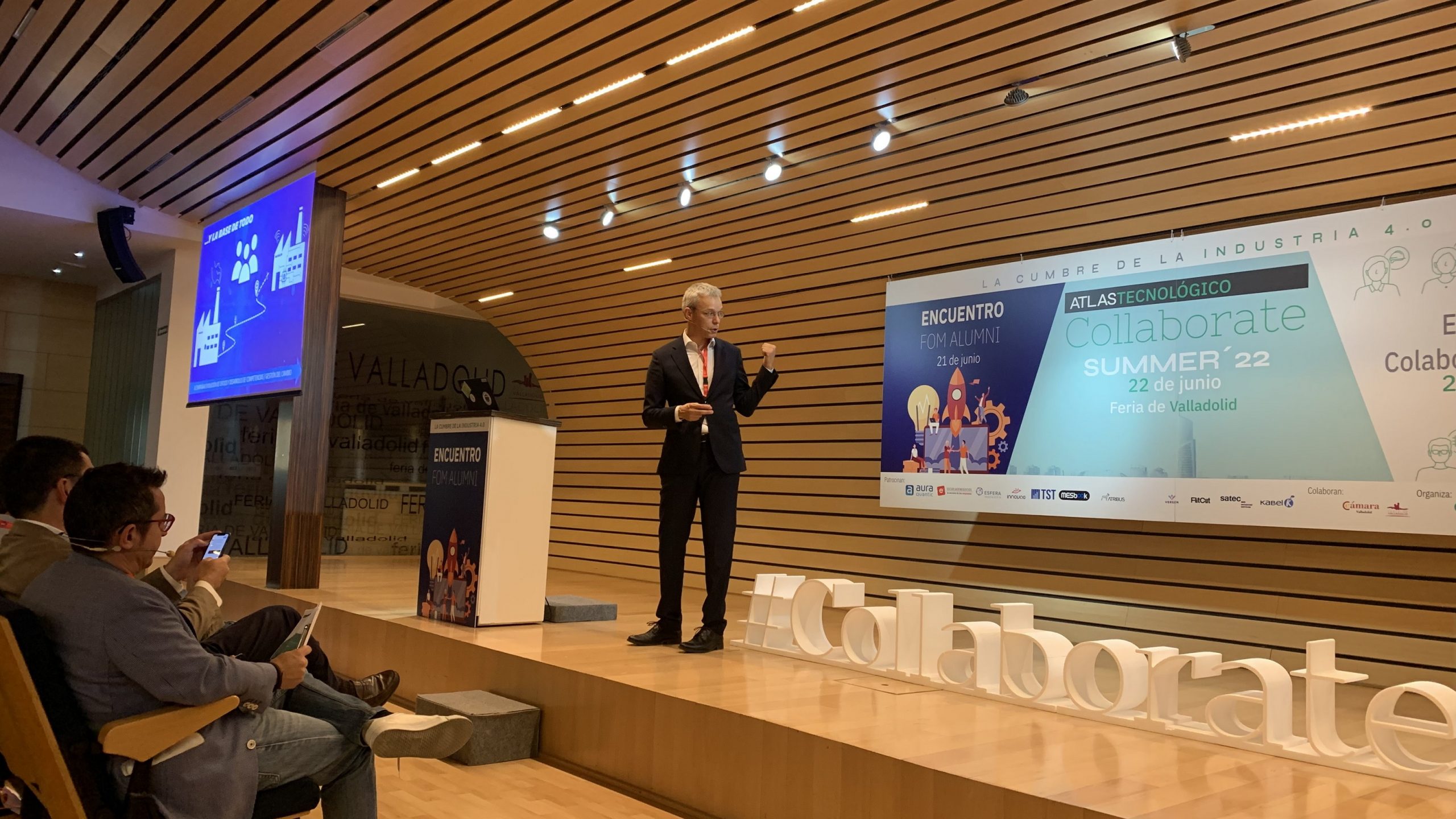 Bruno Arias llama en el Encuentro Fom Alumni a «reindustrializar también la industria que tenemos en España»