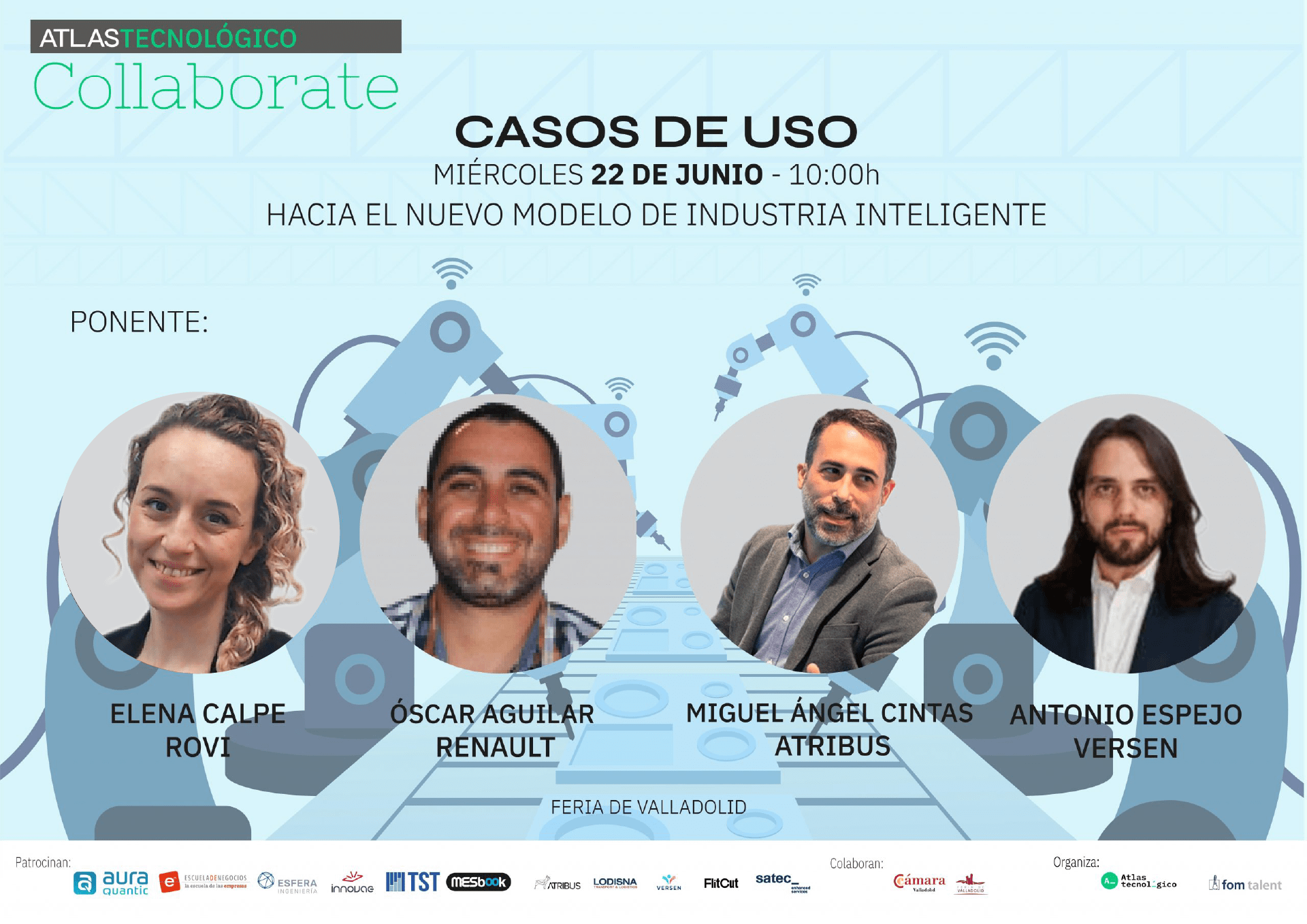 ¿Cómo conseguir un modelo de industria inteligente? Las claves de AuraQuantic, ROVI, Atribus, Renault y Versen, en Collaborate