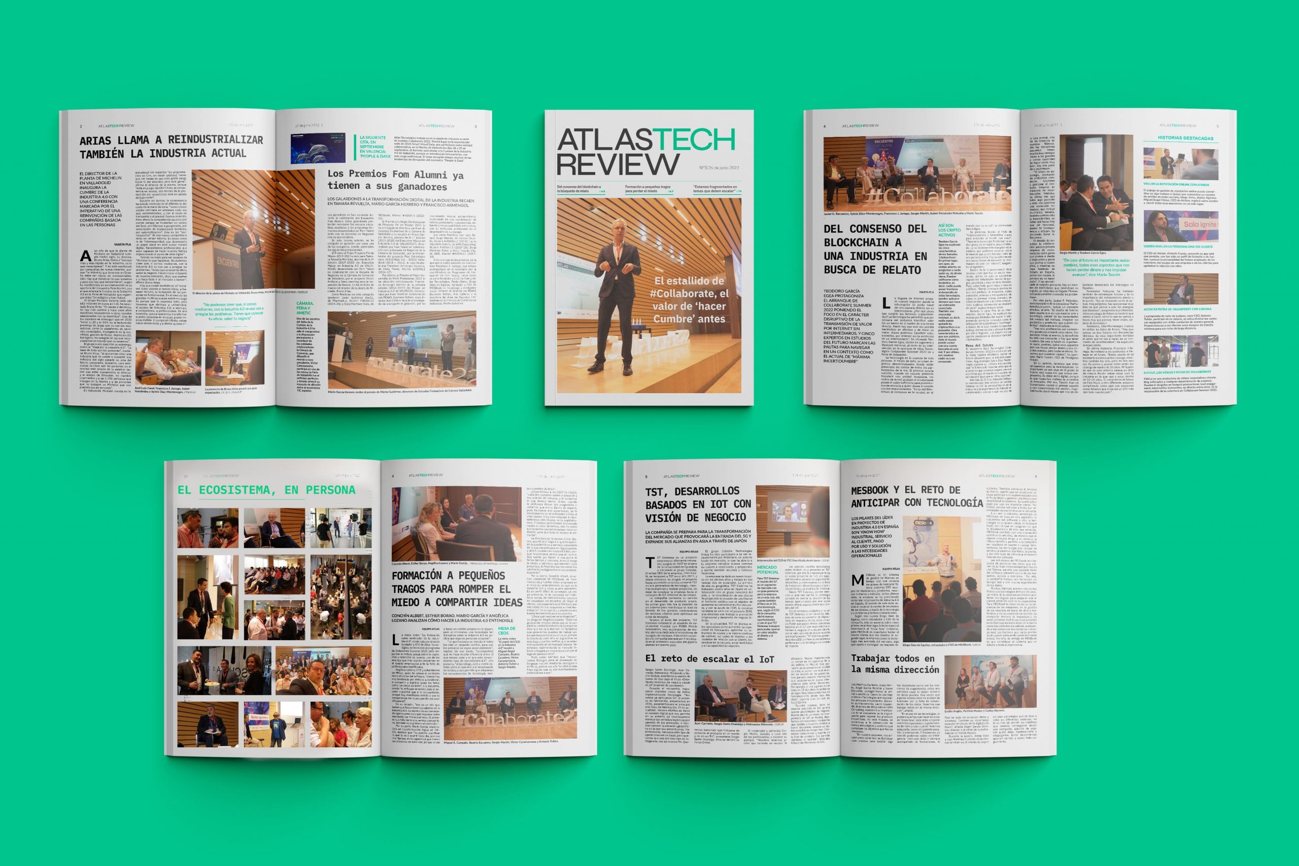 Repasa las mejores ideas e imágenes de la Cumbre de la Industria 4.0 en el número especial de ATLASTECH REVIEW