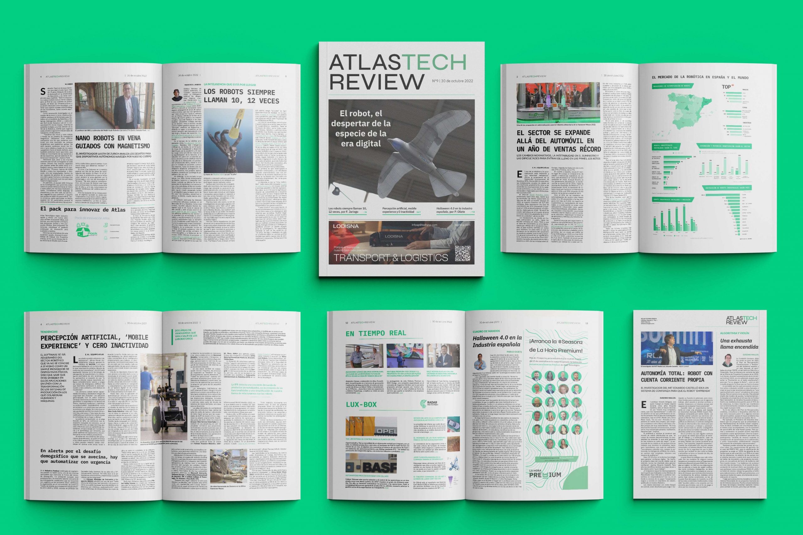 La robótica, la nueva especie de la era digital despierta en ATLASTECH REVIEW