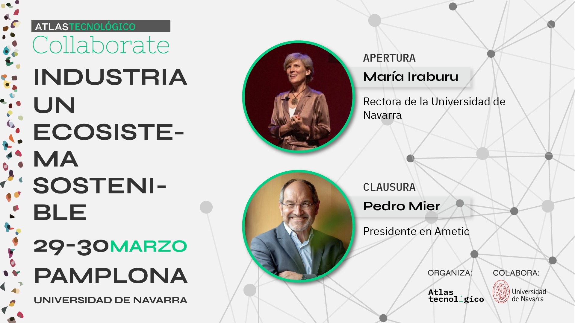 La rectora de la Universidad de Navarra y el presidente de Ametic, protagonizarán la apertura y cierre de Collaborate Pamplona