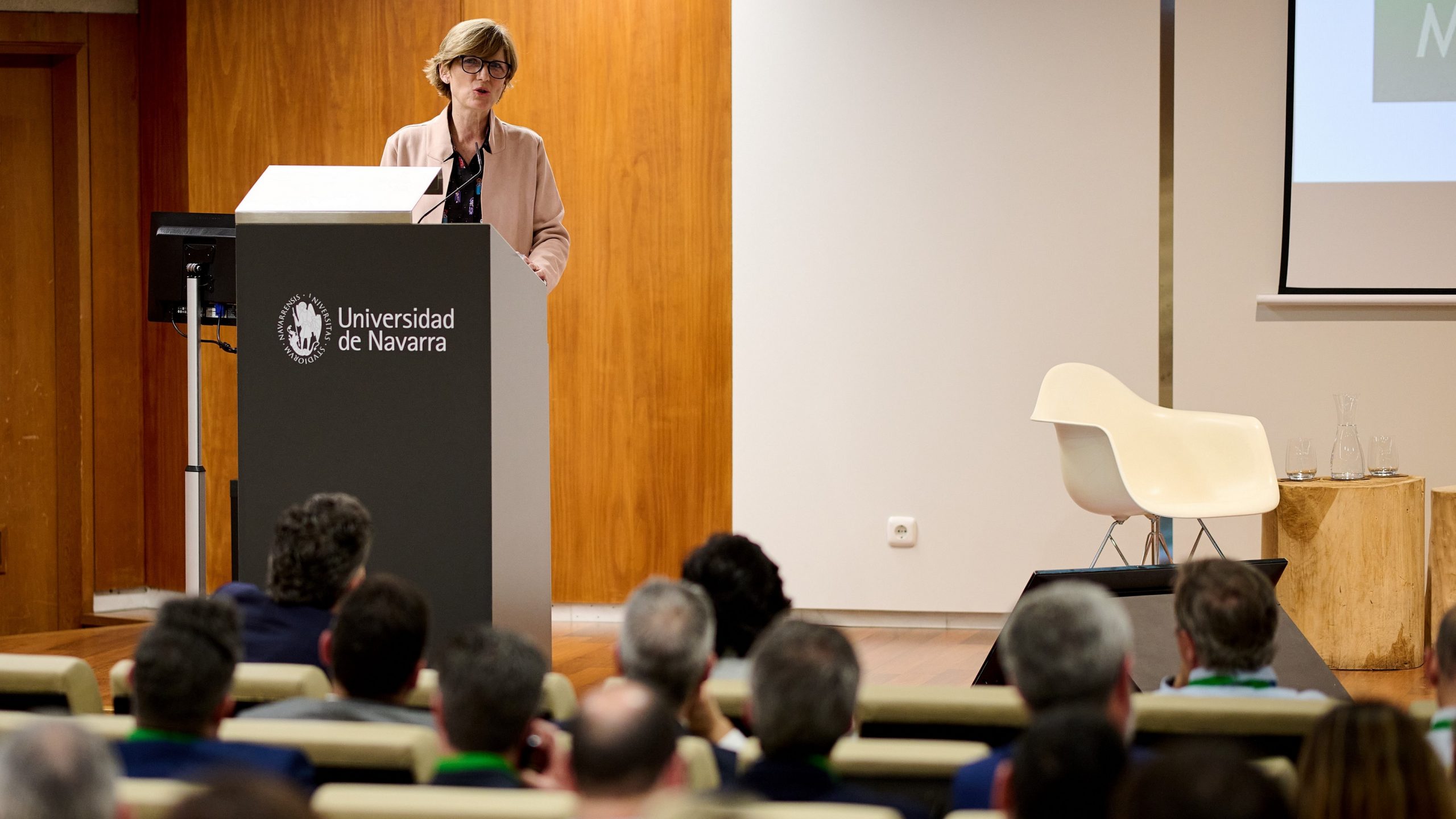 Arranca el Collaborate Pamplona con la llamada de María Iraburu a crear «ciencia de calidad para el desarrollo sostenible»