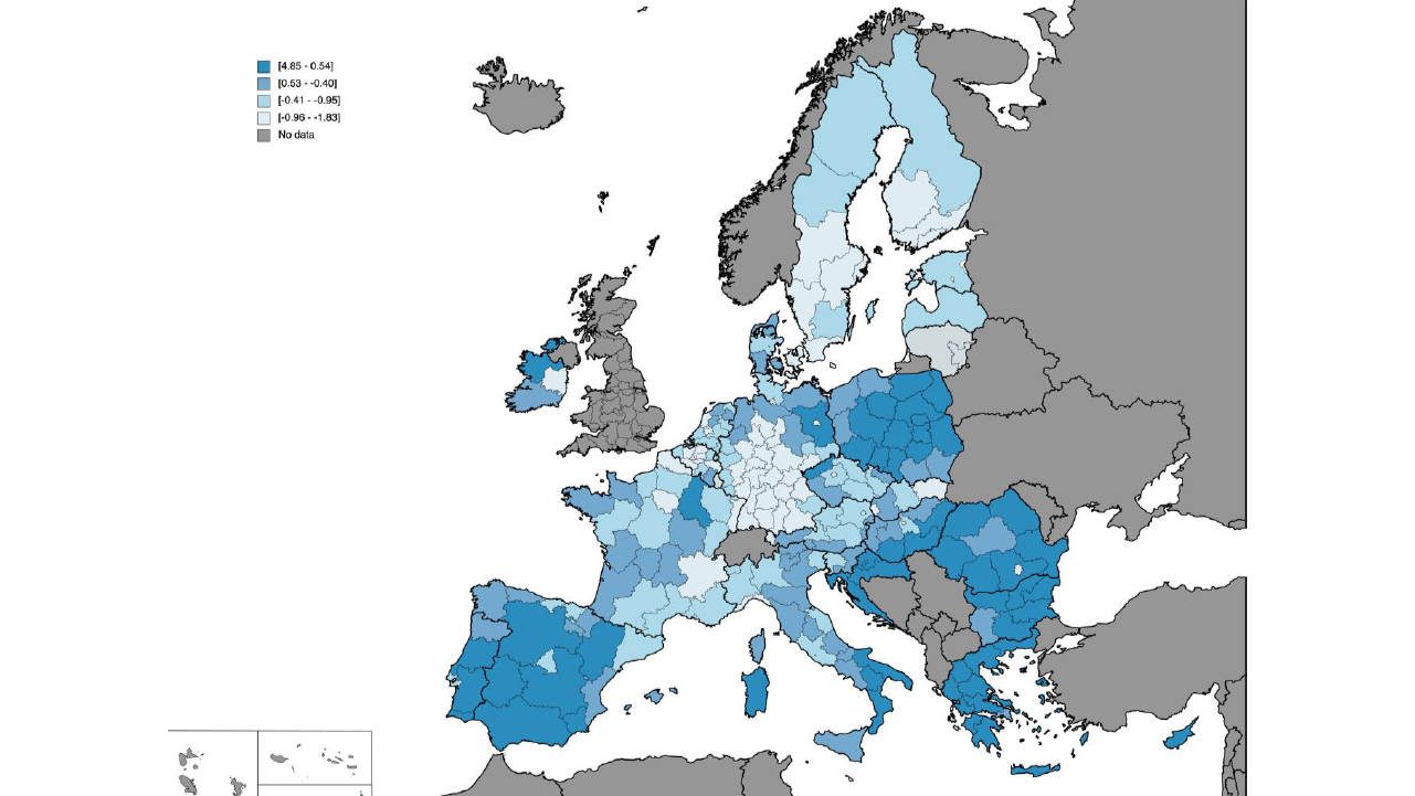 «Habrá ganadores y perdedores regionales en la transición verde», demoledor informe publicado por Bruselas