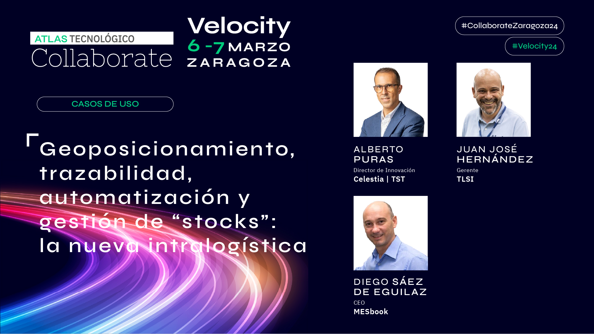 Celestia I TST , TLSI y MESbook expondrán sus casos de éxito sobre la nueva intralogística en Collaborate Zaragoza