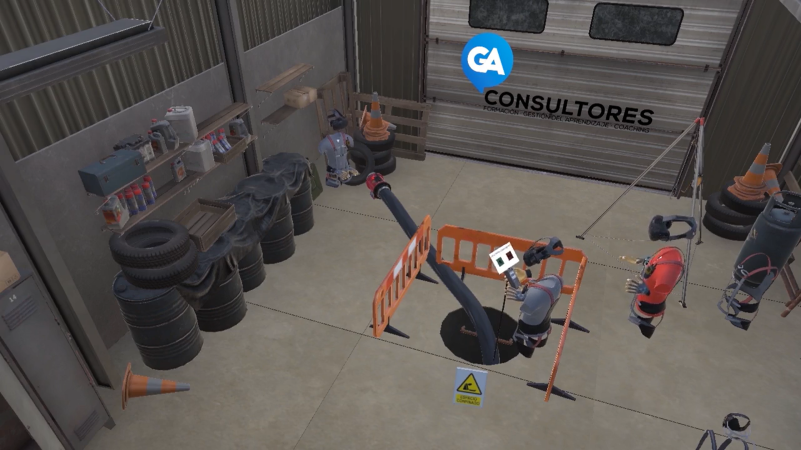 Plantillas más seguras con la recreación virtual e inteligente de los riesgos laborales de GA Group