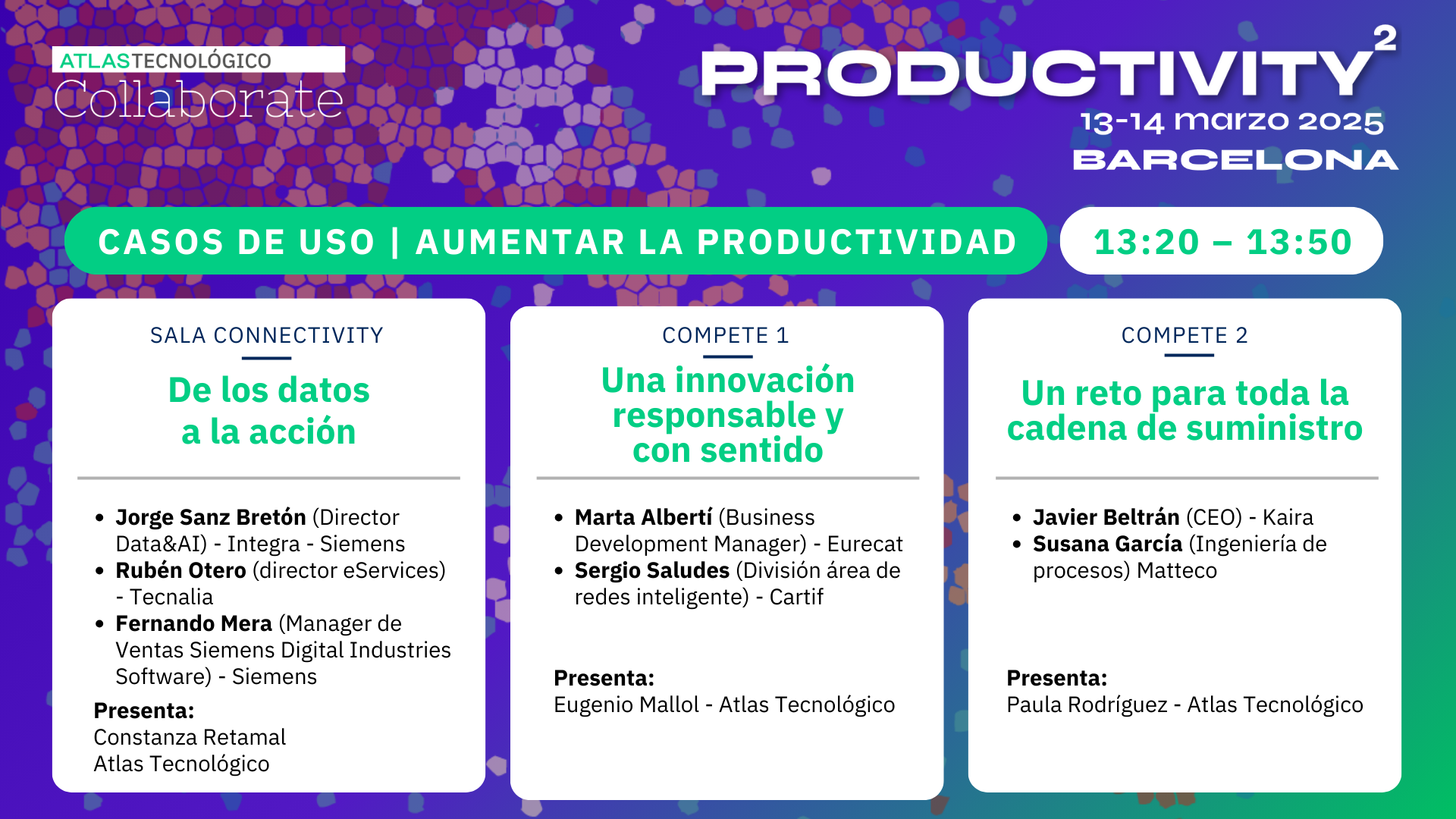 Los casos de uso del Collaborate transforman los datos en acción, abordan los desafíos de la supply chain y apuestan por una innovación responsable