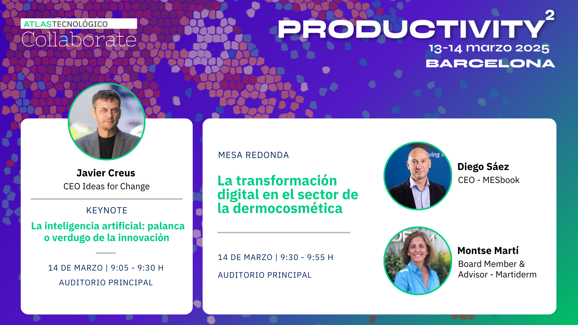 El papel de la IA en la innovación y la transformación digital de la cosmética abren la segunda jornada del Collaborate Barcelona