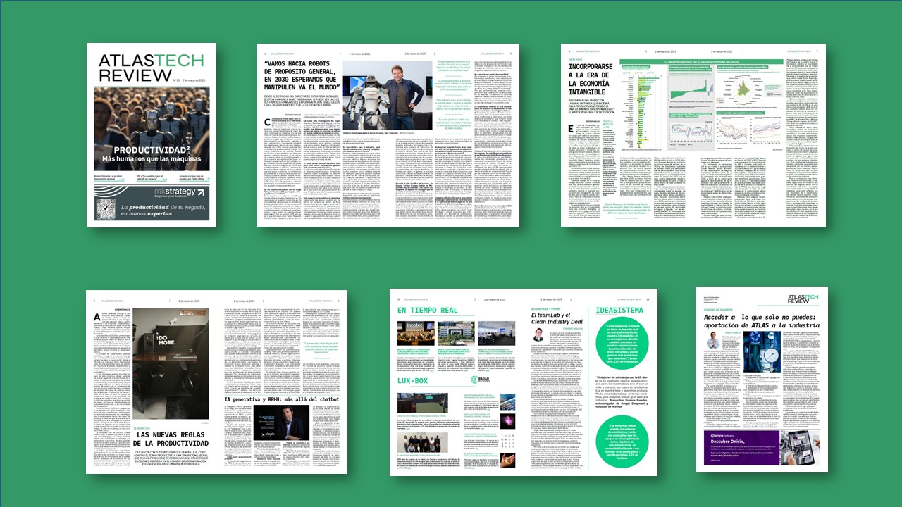 ATLASTECH REVIEW indaga sobre la idea de Productividad²: más humanos que las máquinas