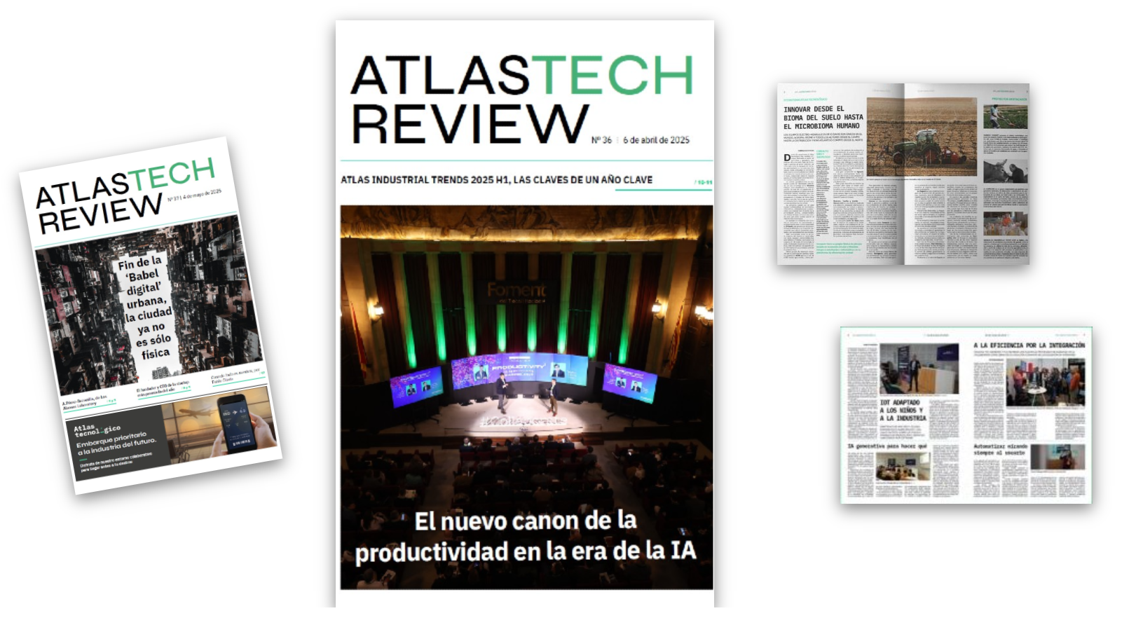 AtlasTech REVIEW llega a tu casa: la publicación clave para entender la industria 4.0