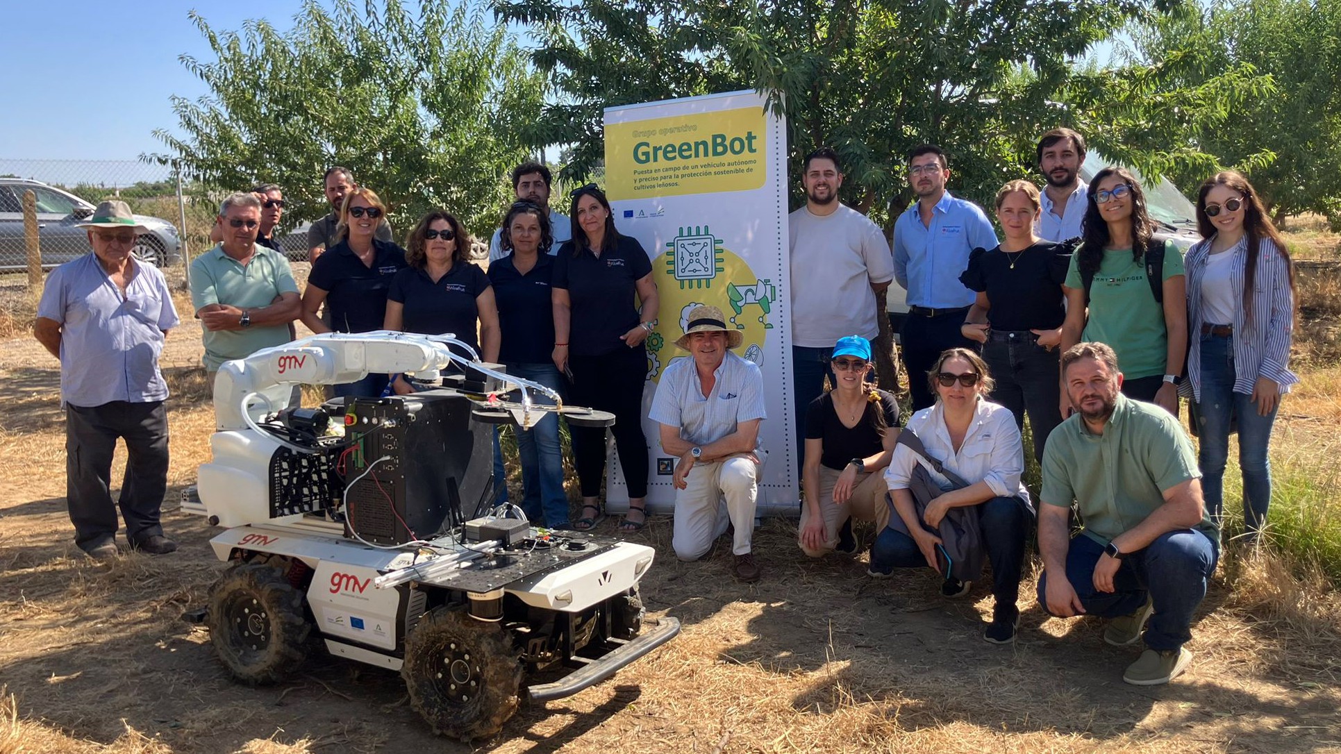 GMV participa en el proyecto GreenBot para la protección sostenible de cultivos leñosos