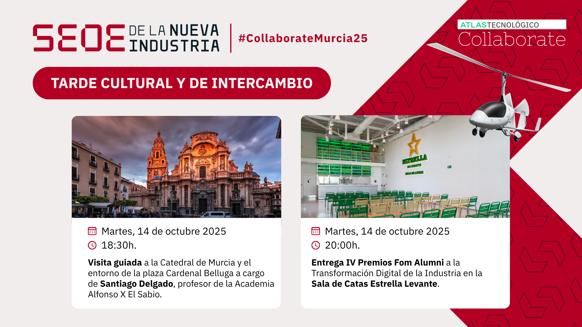 El Collaborate Murcia 2025 arranca un día antes con cultura murciana, talento e intercambio