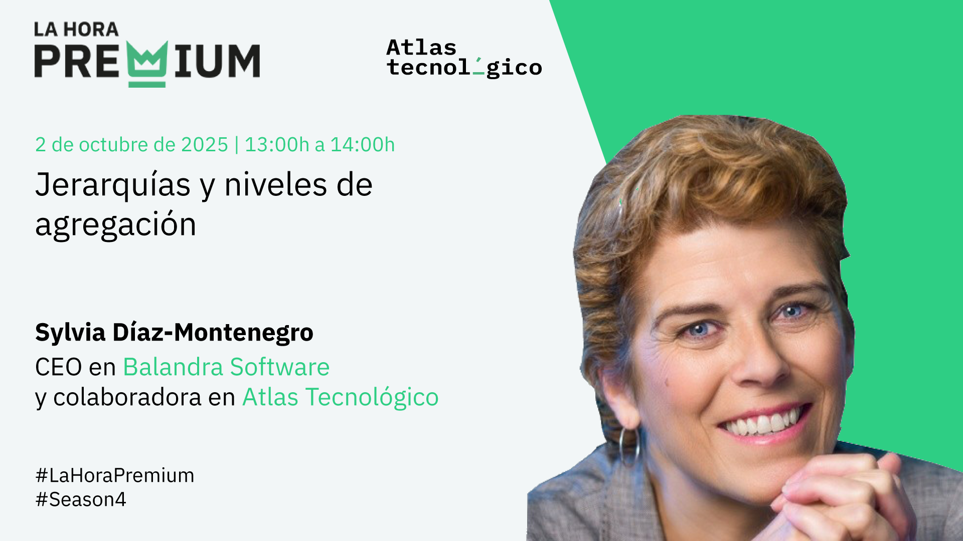 La Hora Premium inicia un nuevo Ciclo sobre ‘Captación y Gestión del Dato’ con Sylvia Díaz-Montenegro (Balandra)